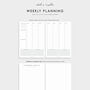 2026 Weekly Life Planner | Burgundy, thumbnail 7 of 7