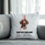 Personalised German Wirehaired Pointer Birthday Party Cushion C, thumbnail 2 of 2