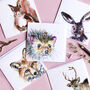Wildlife Collection Pack Of Five Blank Greeting Cards, thumbnail 1 of 8