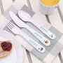 Personalised Plastic Children's Cutlery Set, thumbnail 8 of 12
