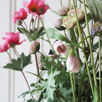 Luxury Artificial Wild Floral Arrangement And Vase, 3 of 6