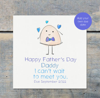 Can't Wait To Meet Daddy You Father's Day Card C, 2 of 4