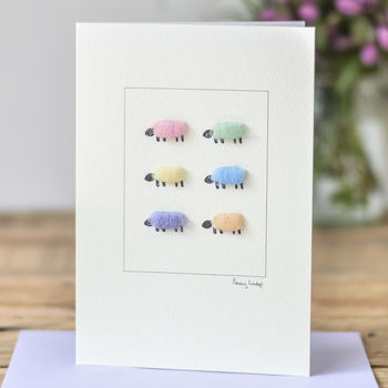 Pastel Sheep Cards, 2 of 2