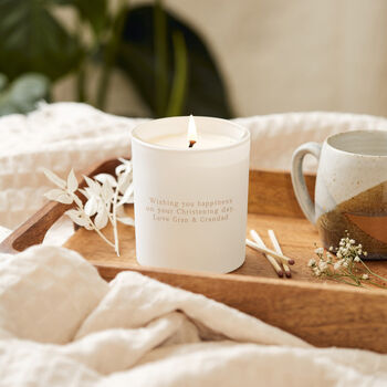 Christening Gift Personalised Soy Luxury Candle, 2 of 10