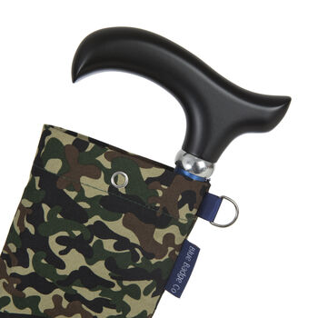 Storage Bag For Folding Walking Stick In Army Camo, 2 of 4