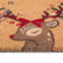 My Mat Printed Coir Christmas Colourful Deer, thumbnail 4 of 5
