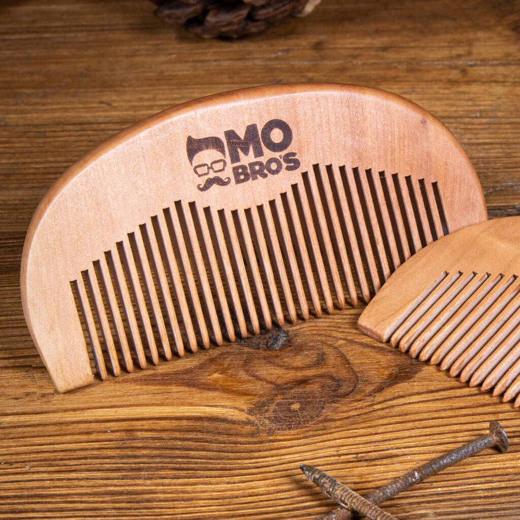 Wooden Beard Comb By Mo Bro's