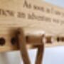 Personalised Wooden Garden Tool Rack, thumbnail 3 of 3