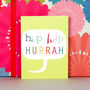 Mini Bubble Hip Hip Hurrah Card, thumbnail 5 of 5