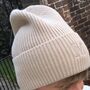 Personalised Ribbed Beanie Hat, thumbnail 1 of 4