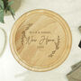 Personalised Laurel Design Wooden Chopping Board, thumbnail 6 of 6