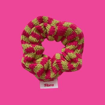 Check Knitted Scrunchie, 8 of 8