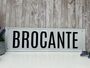 61cm Brocante Flea Market French Enamelled Plaque Sign, thumbnail 1 of 6