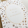 Lilla Floral Bridesmaid Card, thumbnail 2 of 4