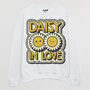 Daisy In Love Women's Slogan Sweatshirt, thumbnail 11 of 12