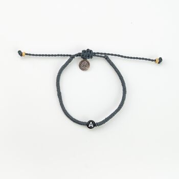 Samsara Letter Bracelet ~ Grey, 3 of 3