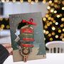 Personalised Family Sign Christmas Decoration And Card, thumbnail 2 of 10