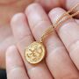 Personalised Gold Plated Steel Zodiac Pendant Necklace, thumbnail 6 of 12