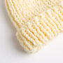 Kids Pom Pom Beanie Hat Knitting Kit, thumbnail 3 of 7