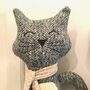 Cat With Pom Pom Scarf Door Stop, thumbnail 6 of 7