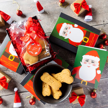 Christmas 'Santa' Luxury Dog Biscuits, 3 of 3