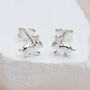 Sterling Silver Mini Bunny Rabbit Stud Earrings, thumbnail 1 of 3