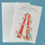 Contemporary Helter Skelter Greeting Card, thumbnail 1 of 2