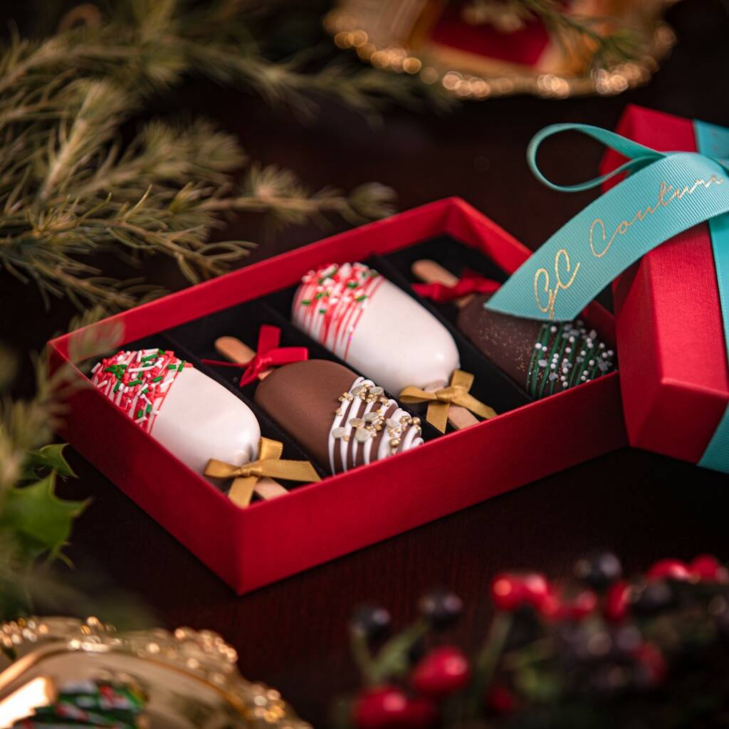 Christmas Cake Lollies By Gc Couture | notonthehighstreet.com