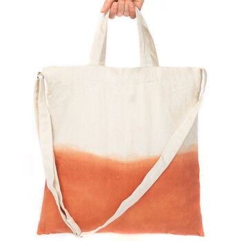 Ombre Tote Bag Terracotta, 4 of 4