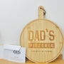 Wooden Pizza Board Father's Day Gift With Free Card, thumbnail 5 of 5
