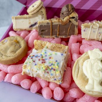 The Happy Birthday Deluxe Cookie And Cookie Pie Gift Box, 4 of 12