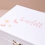 Personalised Name Butterfly Musical Jewellery Box, thumbnail 3 of 10
