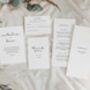 Minimal Gatefold Wedding Invitations, thumbnail 5 of 5