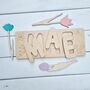 Personalised Name Puzzle With Floral Detail, thumbnail 1 of 8