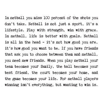 Netball Gift Print, 2 of 7