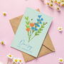 Personalised Flower Valentine's Day Card, thumbnail 7 of 9