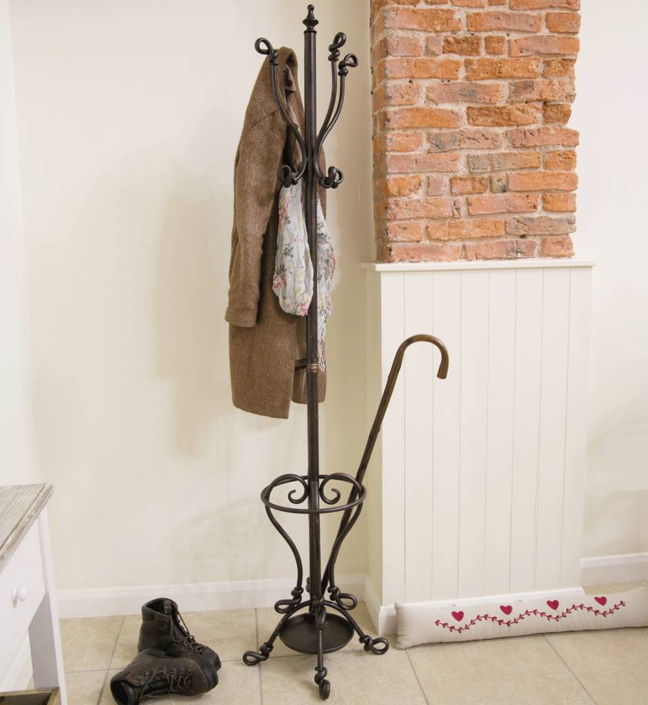 black deauville iron knotted coat stand by dibor | notonthehighstreet.com