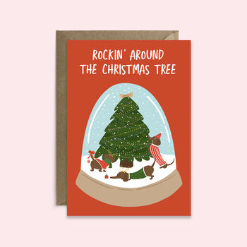 Rockin' Around The Christmas Tree | Holiday Card, 2 of 4