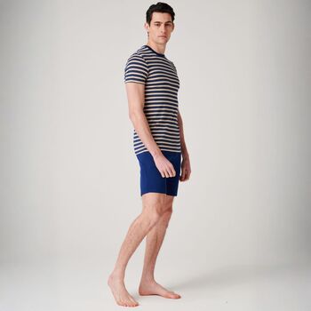 Men's 'Sandstone' Bamboo Short Pyjama Set, 2 of 7