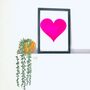 'Spray it with Love' Neon Print, thumbnail 3 of 3