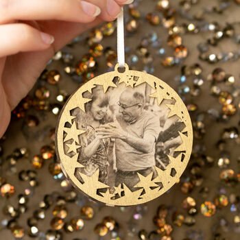 Personalised Photo Christmas Memory Bauble, 2 of 6