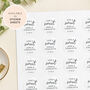 Sweet Wedding Favour Bag Stickers, thumbnail 4 of 9