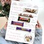 Personalised Mothers Day Chocolate Message Photo Board, thumbnail 1 of 8