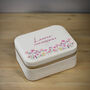 Personalised Floral Travel Jewellery Box, thumbnail 4 of 6