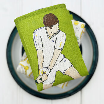 Tennis Themed Linen Napkins, 8 of 8