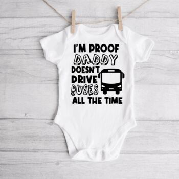 Baby Announcement | I’m Proof Daddy Doesn’t Drive Buses, 2 of 3