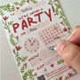 Pink Floral Garden Party Invitiation Set, thumbnail 5 of 5