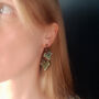 Ivy Leaf Earrings, thumbnail 4 of 4