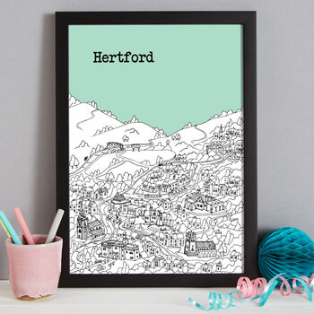 Personalised Hertford Print, 10 of 10