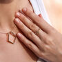 Sterling Silver Dorissa Double Layer Mix Color Ring, thumbnail 1 of 5
